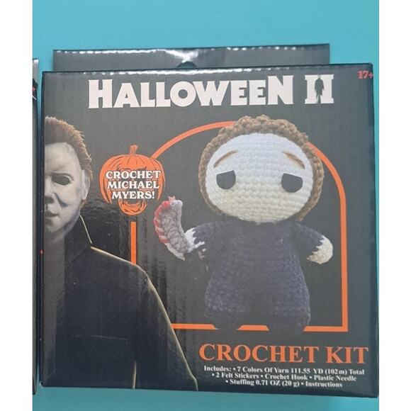 Halloween 2 Michael Myers Stuffed Crochet Doll Kit Horror Movie Theme Craft 17+ - Picture 5 of 5